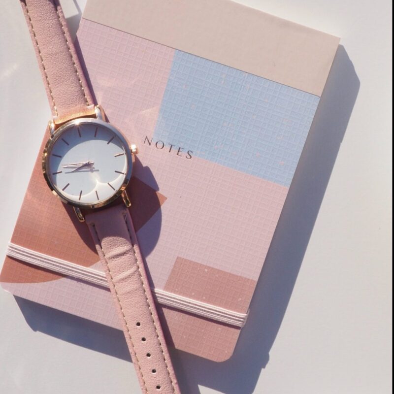 Reloj para mujer rosado